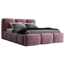 A&J MöbelLand STAR-OM 90 x 200 cm Rosa