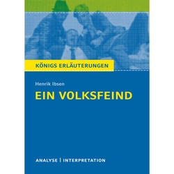 Henrik Ibsen 'Ein Volksfeind' - Henrik Ibsen, Taschenbuch