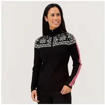 KRIMSON KLOVER Strickpullover Summit 2.0 Zip Neck in black | Gr.: XL