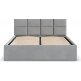 mebligo Polsterbett 180 x 200 cm Grau