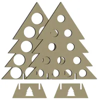 Advent Weihnachtskalender Weinregal Praktischer Holz Adventskalender Weinstand Rack Für Home Entertaining Use Festival Weinhalter