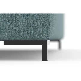 Home Affaire Wohnlandschaft HOME AFFAIRE "Balme, moderne Formensprache, zeitloses Design, U-Form", blau (petrol), B:297cm H:75cm T:195cm, 95% Polyester, 5% Nylon, Sofas, Wohnlandschaft, Inkl. Zierkissen, wahlweise mit Bettfunktion