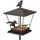 Relaxdays Vogelfutterhaus mit Erdspieß Braun