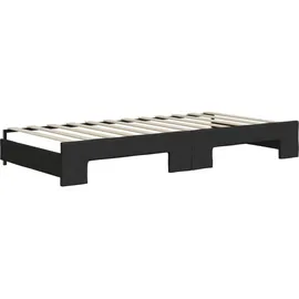 vidaXL Tagesbett 90 x 200 cm Schwarz
