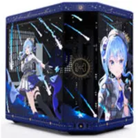 HYTE PC-Gehäuse Y70 Hoshimachi Suisei ATX Midi-Tower schwarz-blau