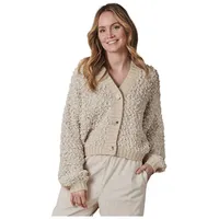 Zhrill Damen Strickjacke ZHGLORIA FRAY in Beige | Gr.:
