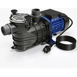 Wiltec Poolpumpe schwarz 13800 l/h