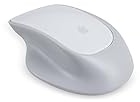 MouseBase Ergonomische Basis für Apple Magic Mouse 2, erhöhter Komfort und Kontrolle (Hellgrau, Clip-On, v2)