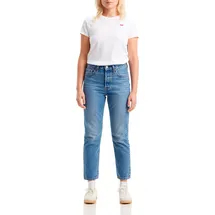 Levi's 501 Crop Jeans mit 7⁄8 Länge in Mittelblau-W23 / L26