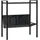 vidaXL Kinderregal 2 Regalböden 52 x 28 x 59 cm Holzwerkstoff schwarz