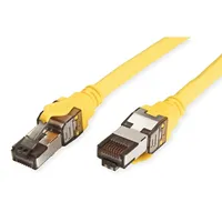 Roline S/FTP-(PiMF-) Patchkabel Kat.8 (Class I), LSOH, Litzendraht, gelb,