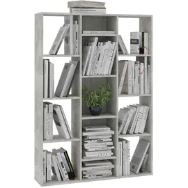 vidaXL Raumteiler/Bücherregal 100 x 24 x 140 cm Betongrau