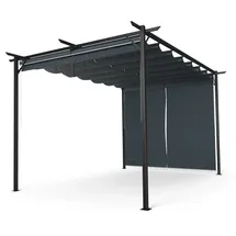 Blumfeldt Pantheon Robust 3 x 4 m inkl. Seitenteile Dunkelgrau