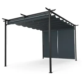 Blumfeldt Pantheon Robust 3 x 4 m inkl. Seitenteile Dunkelgrau