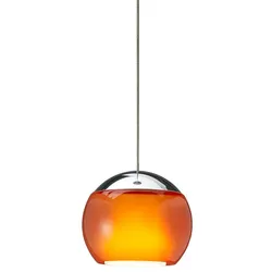 Oligo Balino LED Pendelleuchte orange | ein Pendel | chrom