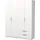 Demeyere Drehtürenschrank Ghost 157,3 x 203 x 51,1 cm Weiß