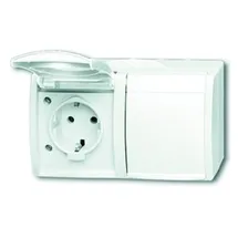 Busch-Jaeger Ocean SCHUKO Steckdose 2-fach, alpinweiß 20/2 EW-54