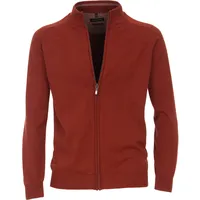 CASAMODA Strickjacke CASAMODA "CASAMODA uni" Gr. 6XL, rot (sattes rot) Herren Strickjacken