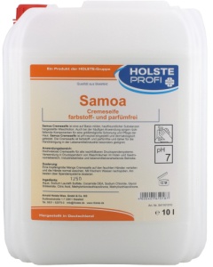 HOLSTE Samoa (H 610) Cremeseife, klinisch getestet, parfümfrei, 10 Liter - Kanister