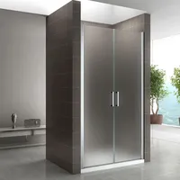iflair Lara Duschtür rechts 80 x 195 cm grau satiniert ESG Sicherheitsglas