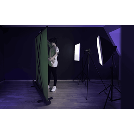 Elgato Green Screen - Ein-ausklappbares Chroma Key Panel Screen, Grün