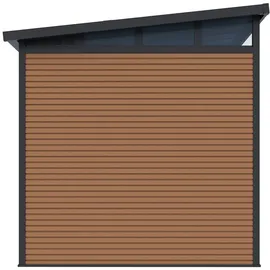 Weide Gartenhaus 3,38 x 2,18 m Braun