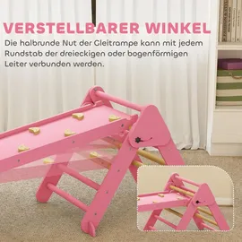 aiyaplay Kletterdreieck 7-in-1 Rosa