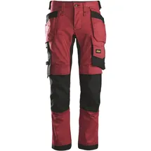 Snickers Workwear Snickers AllroundWork, Stretch-Arbeitshose mit Holstertaschen 44 chilirot/schwarz