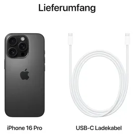 Apple iPhone 16 Pro Max 256 GB Titan Schwarz