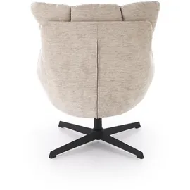 lookway Drehsessel COZY Textil 72 x 87 x 79 cm Beige
