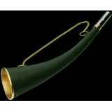 Fritzmann Signal und Jagdhorn, Messing (Leder/25 cm)