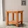 deluke Beistelltisch EMMY quadratisch 45x45x50cm, Holz, Teak Kleiner Tisch Couchtisch für Wohnzimmer
