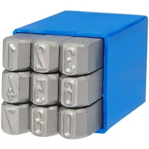 GRAVUREM Schlagziffern-Satz Standard 5 mm