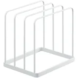 Yamazaki 5052 TOWER Tray Stand, white, Steel, 19.5 x 16 x 19.5 cm