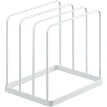 Yamazaki 5052 TOWER Tray Stand, white, Steel, 19.5 x 16 x 19.5 cm
