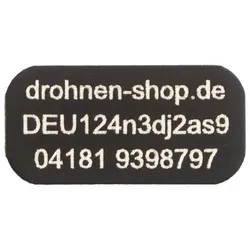 Individuelle Drohnen Plakette