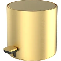 Bar Badezimmer-Abfallbehälter 23 cm gold matt mit PVD-Beschichtung