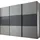 STAUD Schwebetürenschrank Includo 298 x 222 x 68 cm Grau