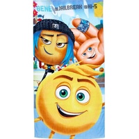 Emoji Badetuch Emoji Badetuch Maße ca. 140 x 70 cm, Microfaser (1-St) bunt