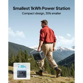 Bluetti Elite 100 V2 Powerstation 1,02 kWh mit 200W Solarpanel