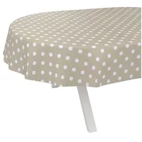 ANRO Wachstuchtischdecke Wachstischdecke Wachstuch Tischdecke abwaschbar Gartentischdecke Wasserabweisend Oval