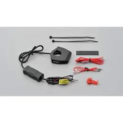 DAYTONA Corp. SLIM TYPE 2-fach USB Steckdose zur Lenkerbefestigung