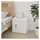 vidaXL Nachtschrank 50 x 39 x 47 cm Hochglanz-Weiß