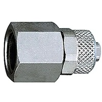 Riegler Gerade Aufschraubverschraubung, G 1/4 i., für Schlauch 8/6