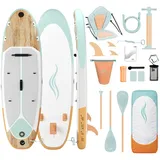 HOMALL Inflatable SUP-Board Aufblasbares Stand Up Paddle Board mit Halter, Sitz und Fußband, 320cm SUP-Board Set mit Action-Cam Halterung, Bis 130kg