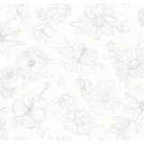 D-C-TABLE d-c-table® Tischdecke Manhattan Vlies Palmas 110 x 140 cm, natur