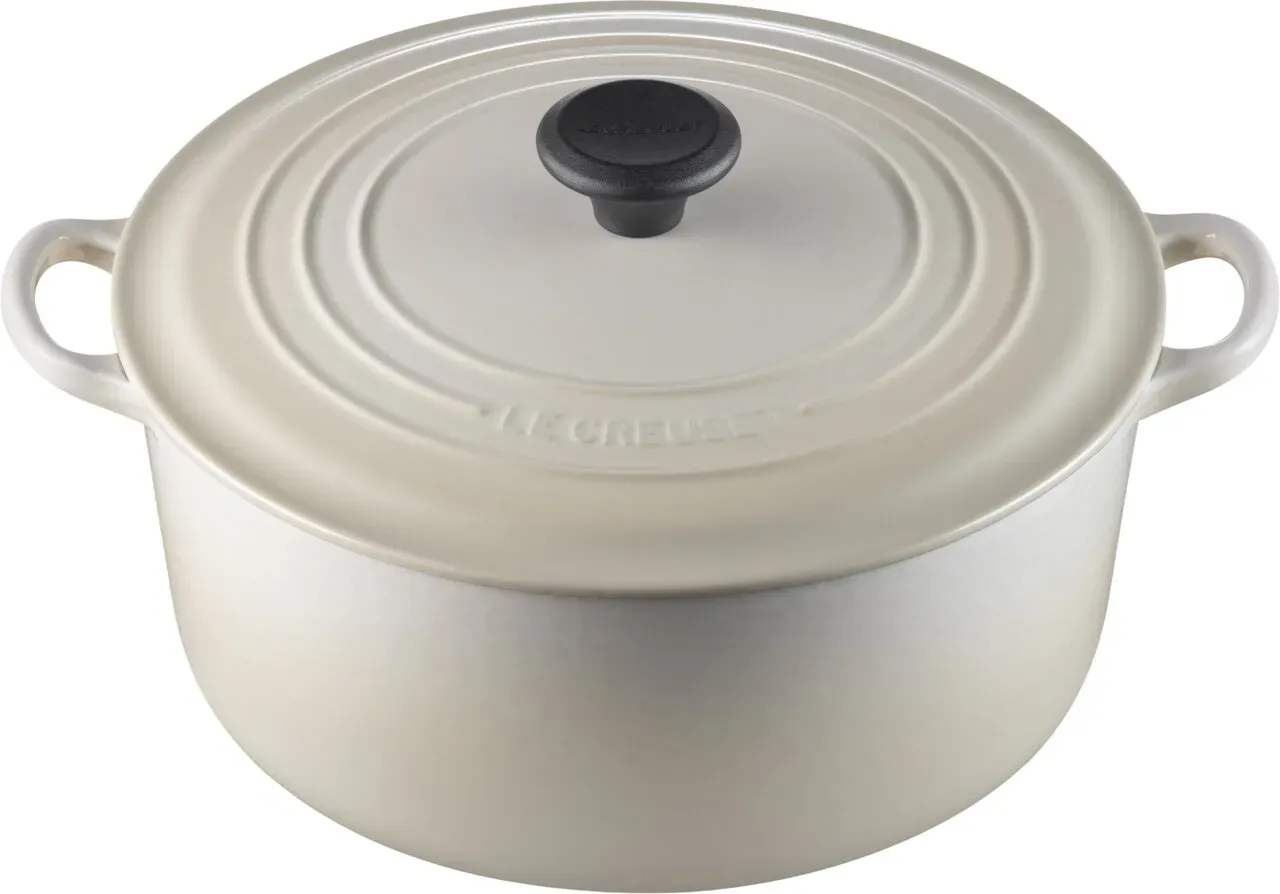 LE CREUSET Bräter 28cm rund DUNE - B/H/T ca. 29.60x17.60x35.90
