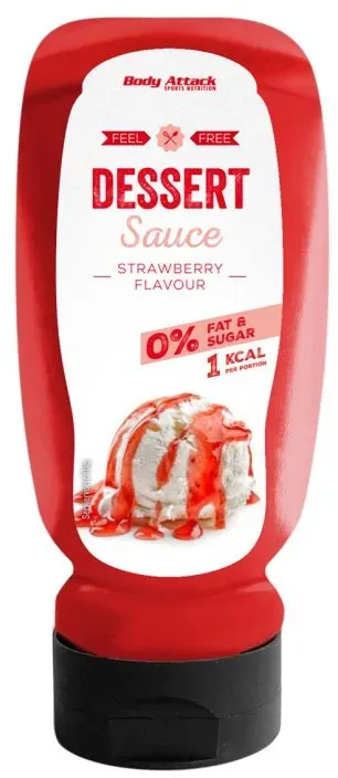 Body Attack - Dessert Sauce Strawberry Flavour - 320ml