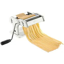 GEFU 89206 Pasta Perfetta Pastamaschine creme-weiß inkl. Aufsatz für Lasagne, Tagliolini, Tagliatelle & Tischklemme