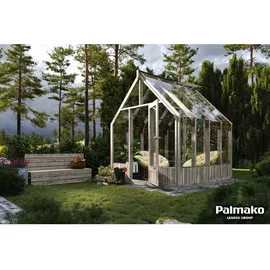 Palmako Gewächshaus Emilia 5 Grau 5,4 m2